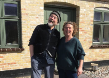 Niek Hoogland og Dorte Visby. Foto: Privat.