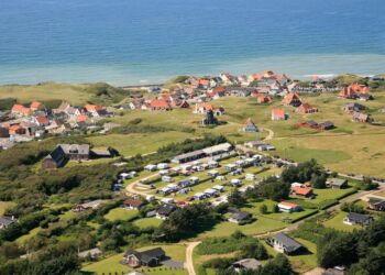 Lønstrup Camping på Møllebakken. Foto (arkiv): Hans Hunderup.