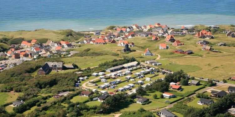 Lønstrup Camping på Møllebakken. Foto (arkiv): Hans Hunderup.