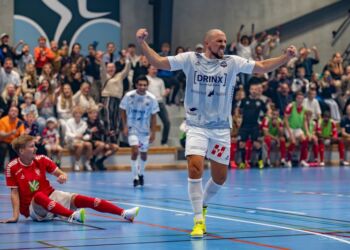 Danmark har haft et futsal-landshold siden 2012, som sidenhen har været med til EM og VM kvalifikationer. I 2014 blev futsal optaget i Danmarks Idrætsforbund som en selvstændig sportsgren. Mads Falck har været med siden 2015. Foto: Jim Christensen.