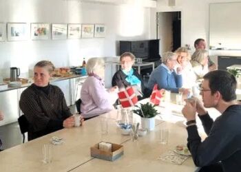 Møde i det siddende menighedsråd i Hirtshals Sogn. Foto: Arkiv.