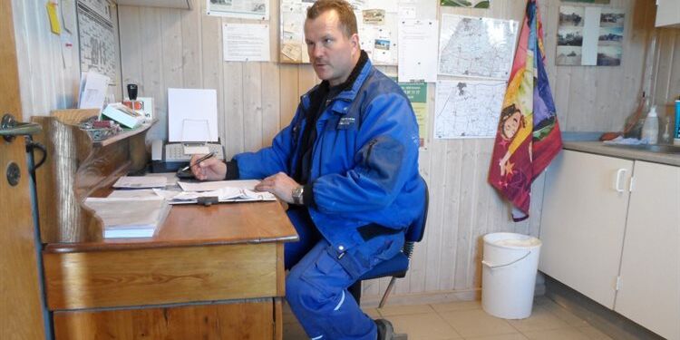 Brian Jensen hos Tornby Mørtelværk.