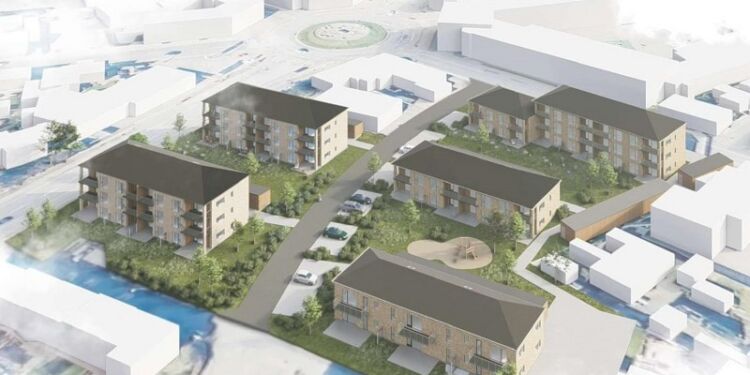 Nye boliger i Hirtshals.