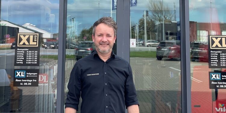 Tomas Engstrøm hos XL-BYG i Hjørring.