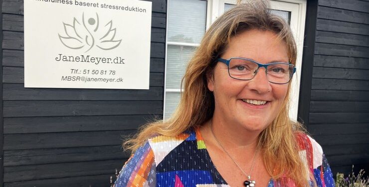 Jane Meyer er blandt meget andet uddannet MBSR-Underviser fra Dansk Center for Mindfulness ved Aarhus Universitet. Foto: Palle W. Nielsen