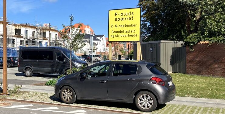 P-pladsen på Mammutpladsen åbner igen fredag den 6. september. Foto: Palle W. Nielsen