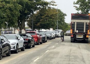 Der er rimelig god plads til alle i dag på Tannisbugtvej i Tversted. Foto: Palle W: Nielsen