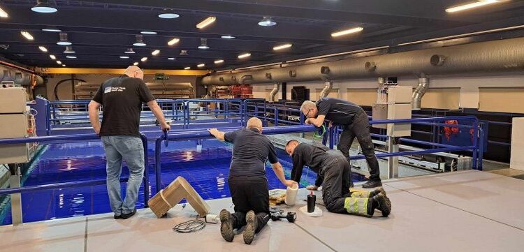 Foto: 
Flume Tank North Sea.