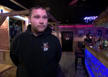 Kasper Rasmussen  fra Flying Hirsch i Hjørring. Foto: TV2 Nord.