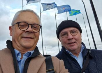 Steen Harding Hintze og Ole  Rom Andersen. Foto: Privat.