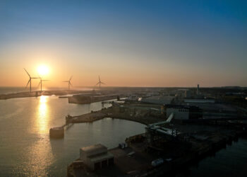 Hirtshals Havn er stadig en havn i vækst og arbejder målrettet videre med ambitionen om at blive den grønneste i Europa. Foto: Hirtshals Havn.