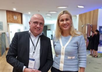 CEO Steen Harding Hintze og EU-kommissær Kadri Simson.