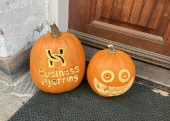 Erhvervets Hus midt i Hjørring - Halloween 2024. Foto: Palle W. Nielsen
