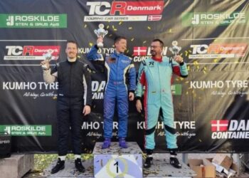 Steffen Lindgren Hansen viste flot kørsel og vandt heat 2. Privatfoto