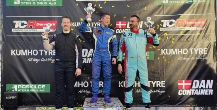 Steffen Lindgren Hansen viste flot kørsel og vandt heat 2. Privatfoto