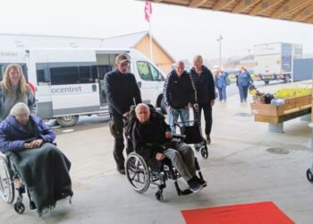 De første beboere flytter ind på den nye plejecenter Soldalhus i Sindal.