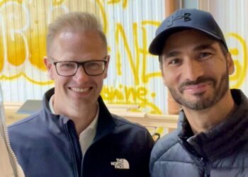 Andreas Mathew og Martin Melchiorsen Andersen er to af de energiske ildsjælde bag opbygningen af Frysehuset. Foto: Michael Vendelbo.