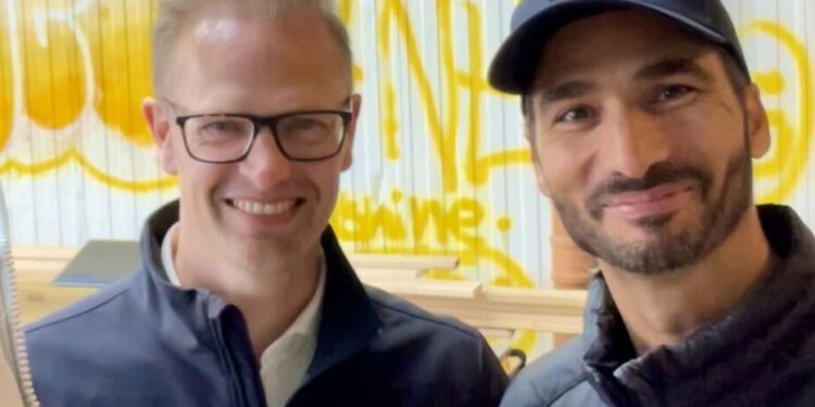 Andreas Mathew og Martin Melchiorsen Andersen er to af de energiske ildsjælde bag opbygningen af Frysehuset. Foto: Michael Vendelbo.