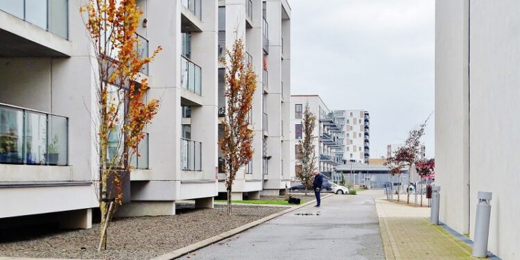 Nybyggeri i Hjørring. Foto: Jørgen Johansen.