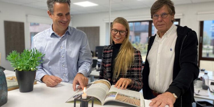 Mark Krebs, Maria Bjerg Nørkjær og Kjeld Bjerg. Foto: BJERG Arkitektur.