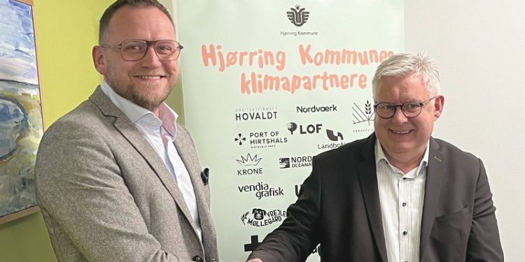 Direktør Michael Vendelbo fra Erhverv Hjørring og borgmester Søren Smalbro (V) bliver ifølge forslaget henholdsvis næstformand og formand i Erhvervsrådet. Foto (arkiv): Claus Dindler.