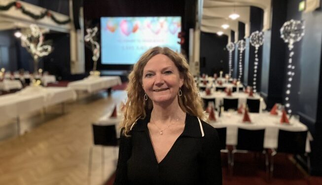 Betina D. Jensen i teatersalen på Vendelbohus. Foto (arkiv): Palle W. Nielsen