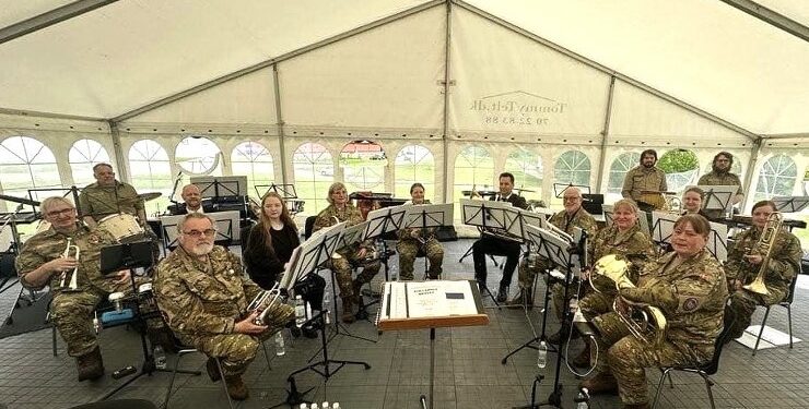 Hjemmeværnets Musikkorps. Foto: Arkiv.