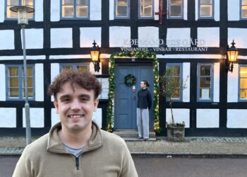 Sille Tang og Daniel Alex Pedersen åbner Restaurant Bovem i Nørregade fredag klokken 17. Foto: Palle W. Nielsen