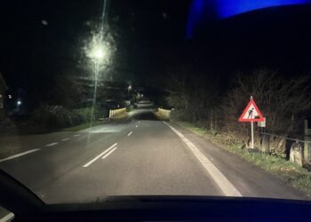 Tidsplanen holdt, og nu køres der igen på broen midt i Uggerby. Foto: Palle W. Nielsen