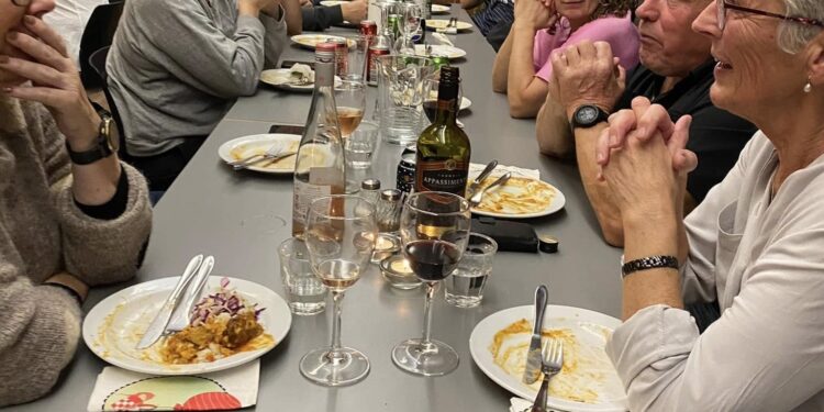 Når BTI Fitness byder på SoFit er et af samlingspunkterne altid den efterfølgende fællesspisning