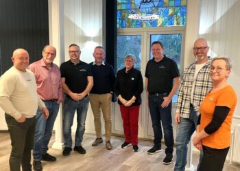 Dansk Folkehjælp Hjørrings dygtige erhvervspanel 2024. Foto: Palle W. Nielsen.