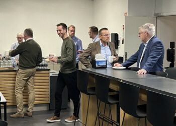Generalprøve tilbage i oktober på Morgenklubben hos Vendelbo Spedition. Foto: Erhverv Hjørring.
