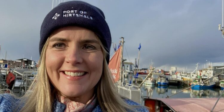 Søfartslæge Eva Folkersen. Foto: Privat.