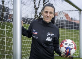 36-årige Jessica Rodriguez er i de næste to år assistenttræner tilknyttet cheftræner Lene Terp og Fortuna hold i Gjensidige Kvindeliga. Foto: Fortuna.