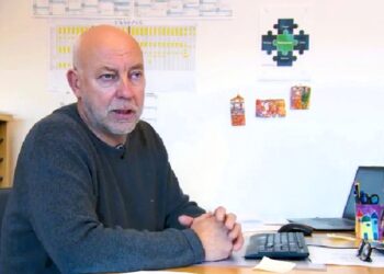 Viceskoleleder på Hjørring Private Realskole, Henrik Frand-Madsen. Foto: TV2 Nord.