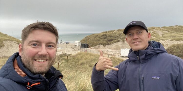 Socialdemokraten Henrik Taagaard og iværksætteren Kasper Brix. Foto: Privat.