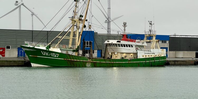 Bomtrawler ved Frysehuskajen i Hirtshals Havn. Foto: Niels Skipper.