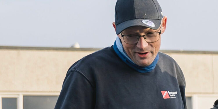Fisker  Johnny Pedersen. Foto: Privat.
