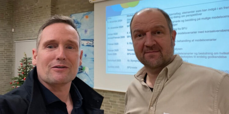 Venstreløverne Claus Mørkbak Højrup og Christian Engen. Foto: Privat.