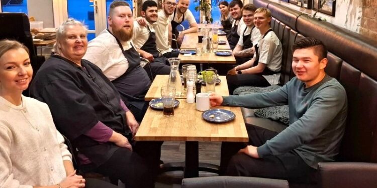 Dagens team den 31. januar 2024. Foto: Lilleheden.