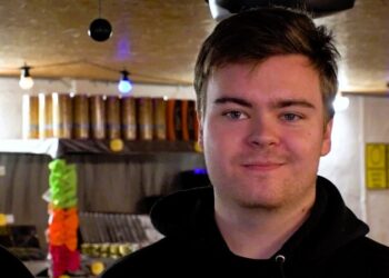 Simon Bidtsrup fra Hirtshals. Foto: Robert Bedsted / TV2 Nord.