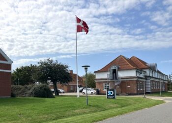 Vittrup Fri Fagskole nær løkken. Arkivfoto: Palle W. Nielsen.