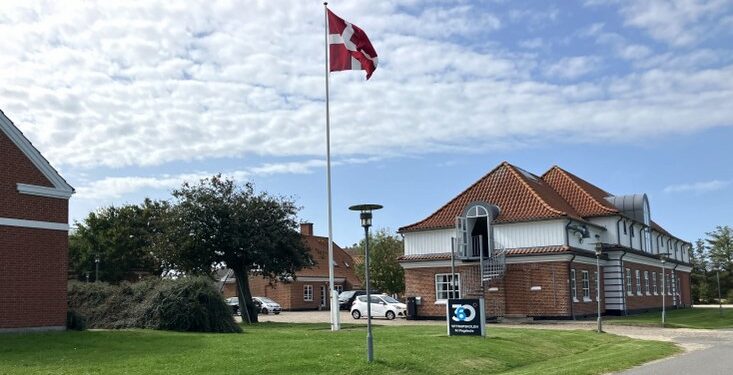 Vittrup Fri Fagskole nær løkken. Arkivfoto: Palle W. Nielsen.