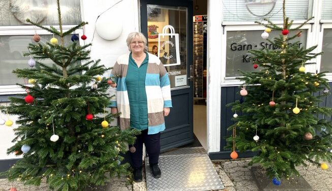 Doris Christensen melder alt klar til jul. Foto: Palle W. Nielsen
