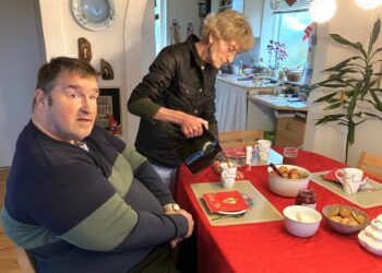 Peter blev forkælet hos Alice og Krumme i Hjørring. Privatfoto