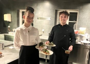 Sille og Daniel har fået en flot modtagelse med deres Restaurant Bovem i Hjørring. Foto: Palle W. Nielsen