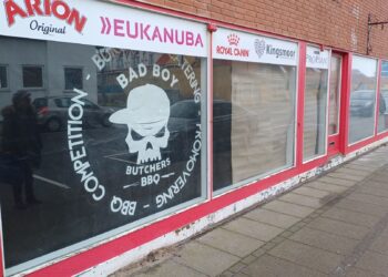 De nye butikslokaler i Jørgen Fibigersgade i Hirtshals. Foto: Jørn Nielsen