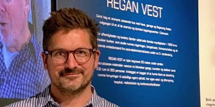 Karsten Hvam Pedersen fortæller den spændende historie om Regan Vest. Privatfoto.