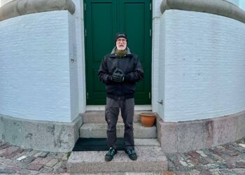 Mogens Mortensen er tidligere landinspektør og nu blandt andet frivillig ved Hirtshals Fyr. Foto: Niels Skipper.