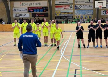 HB Firmafodbold i Hirtshals Idrætscenter. Foto: Arkiv.